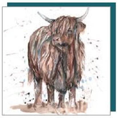 Highland Cow - Greeting Card - Blank