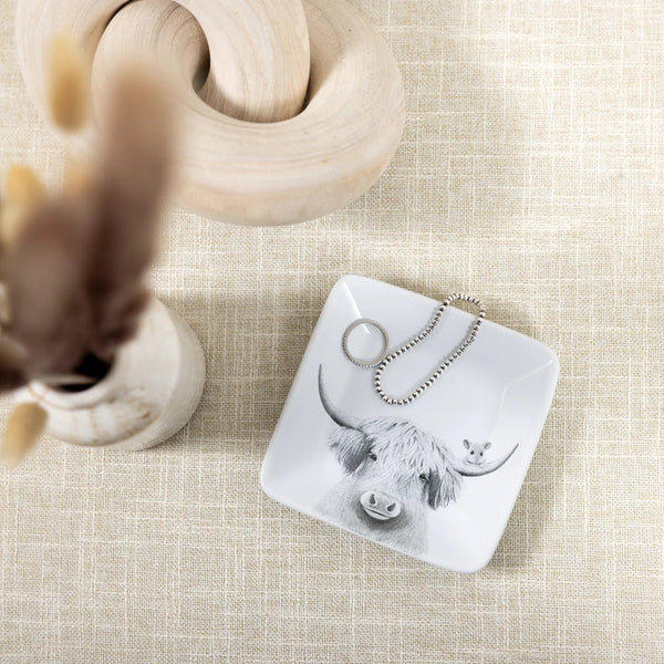 Highland Cow Keepsake Dish - Lady of the Lake