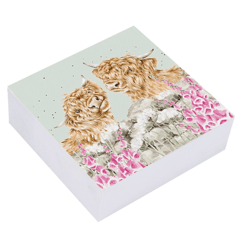 Highland Cow Sticky Notes - Lady of the Lake