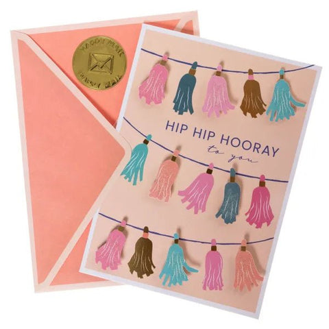 Hip Hip Hooray - Greeting Card - Birthday