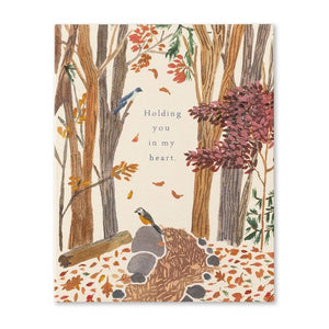 Holding You In My Heart - Greeting Card - Sympathy