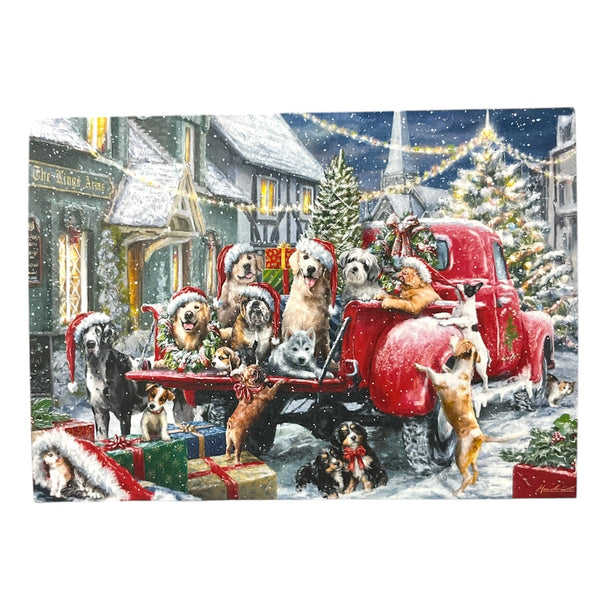 Holiday Pups - Greeting Card - Christmas