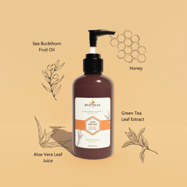 Honey Almond Hand Soap - Bee By The Sea - Lady of the Lake