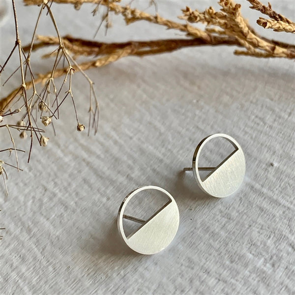 Horizon Silhouette Stud Earrings - Lady of the Lake