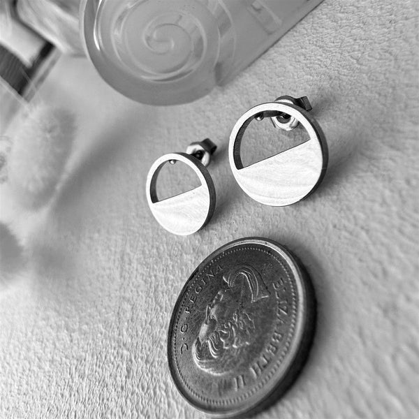 Horizon Silhouette Stud Earrings - Lady of the Lake