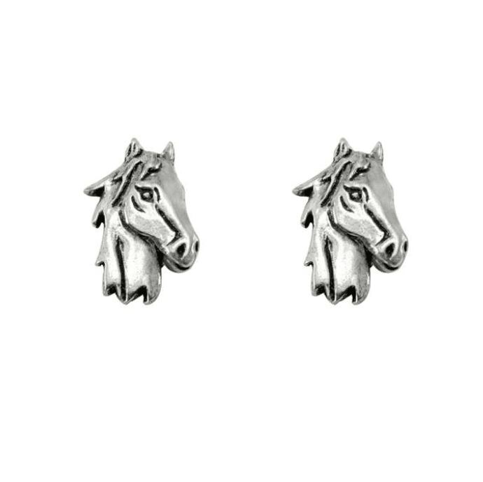 Horse Head Stud Earrings - Lady of the Lake