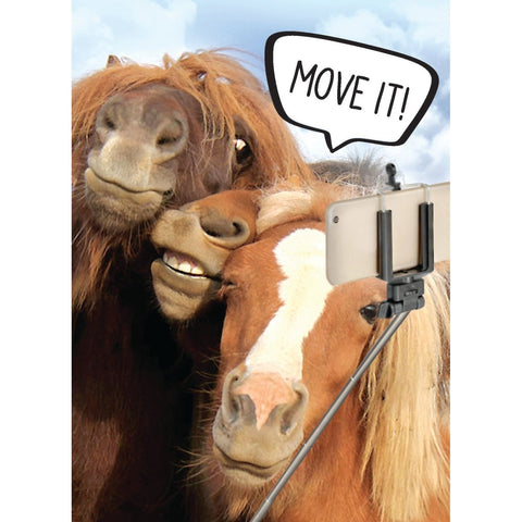 Horse Selfie - Greeting Card -Birthday