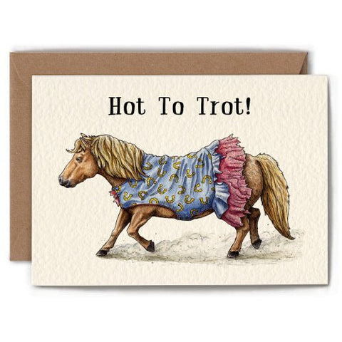 Hot To Trot - Greeting Card - Birthday