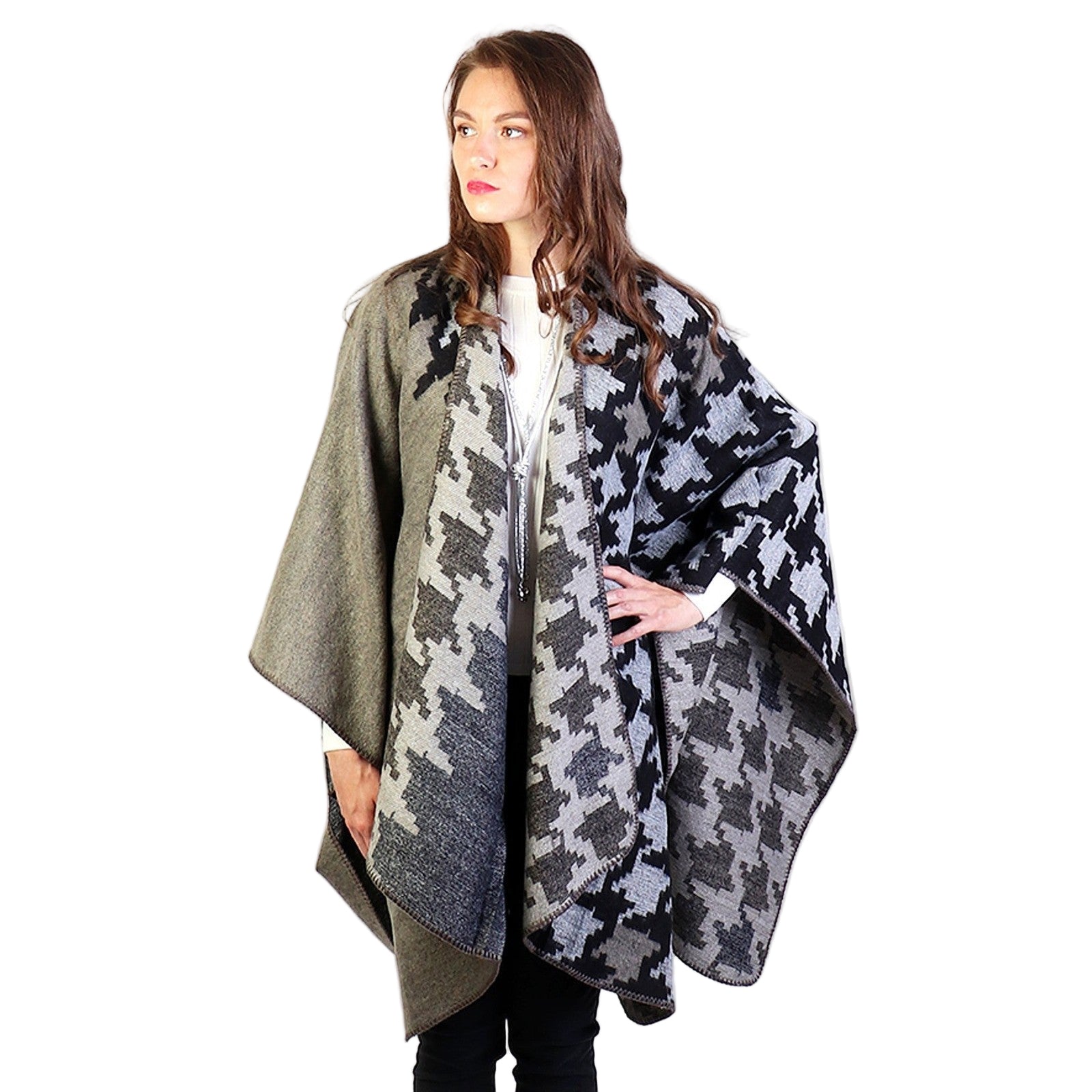 Houndstooth Cape - Lady of the Lake
