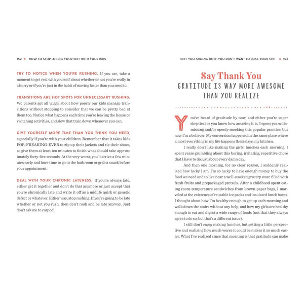 How To Stop Losing Your Sh*t With Your Kids - Paperback Book - Lady of the Lake