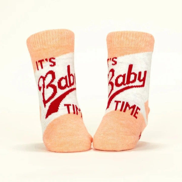 I Call The Shots Now & It's Baby Time Baby Socks - Baby Socks