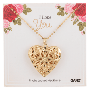 I Love You Photo Locket Necklace - Lady of the Lake
