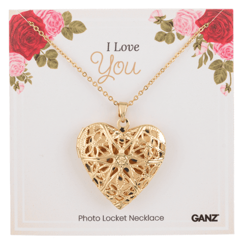 I Love You Photo Locket Necklace - Lady of the Lake