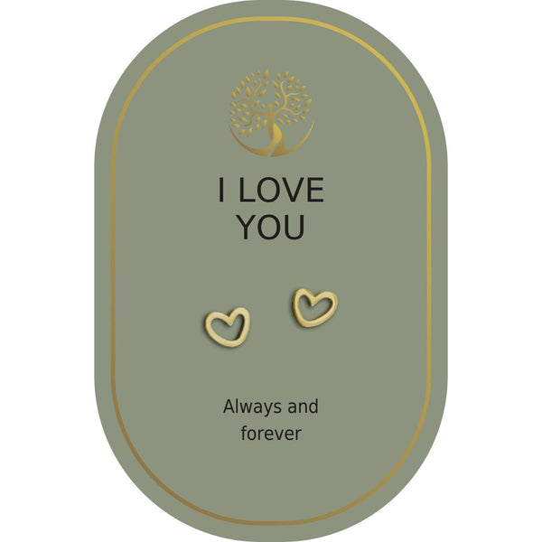 I Love You Stud Earrings - Lady of the Lake