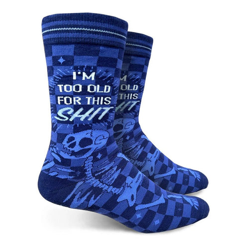 I’m Too Old For This Shit - Men's Crew Socks