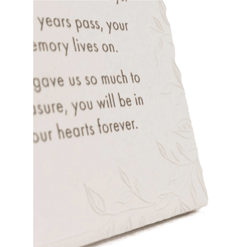 In Loving Memory Plaque - Lady of the Lake