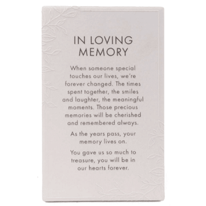 In Loving Memory Plaque - Lady of the Lake