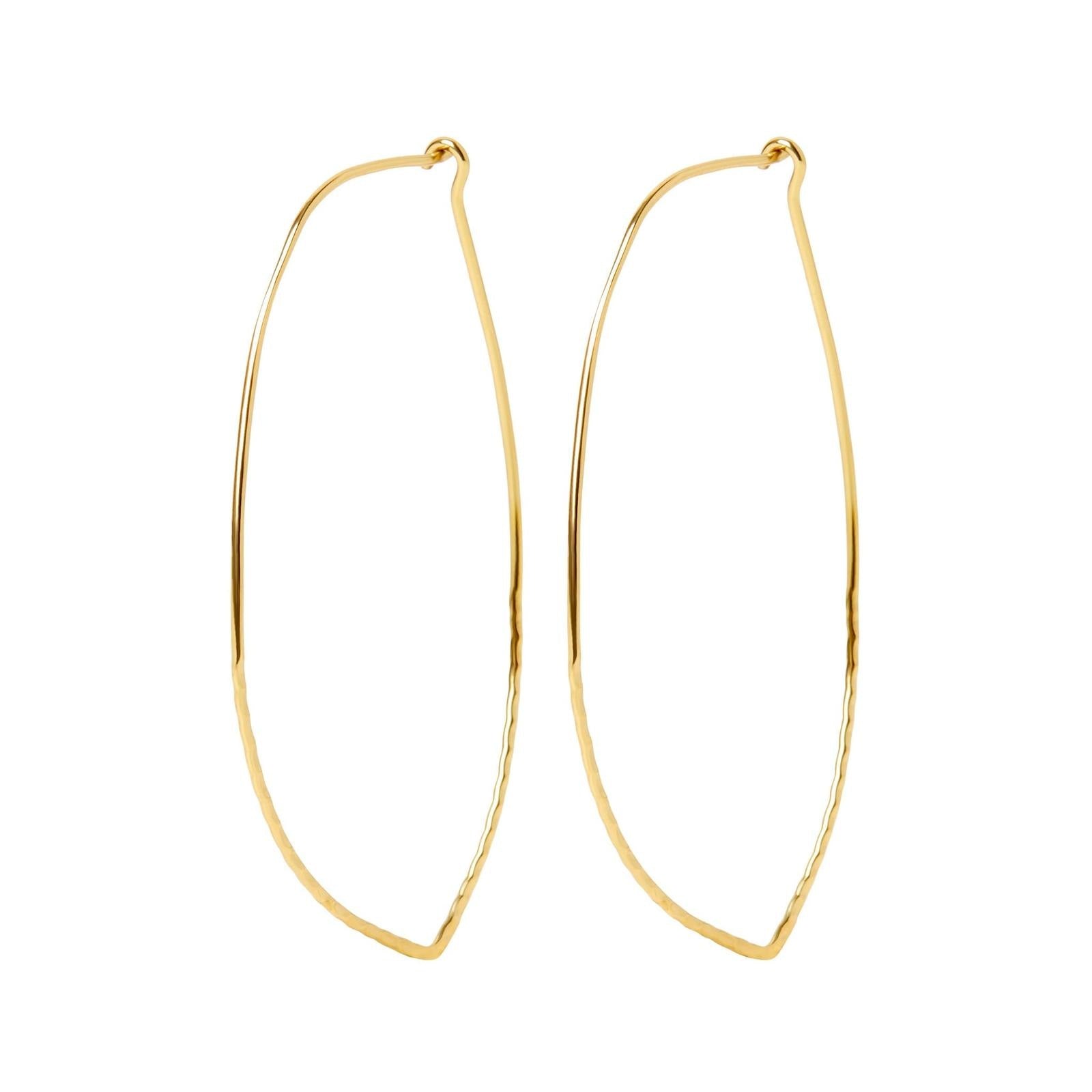Indira Elongated Hoop Earrings - Lady of the Lake