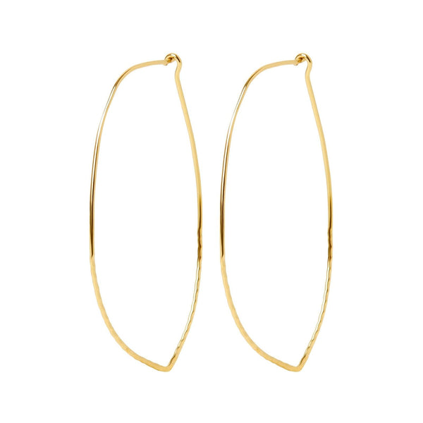 Indira Elongated Hoop Earrings - Lady of the Lake
