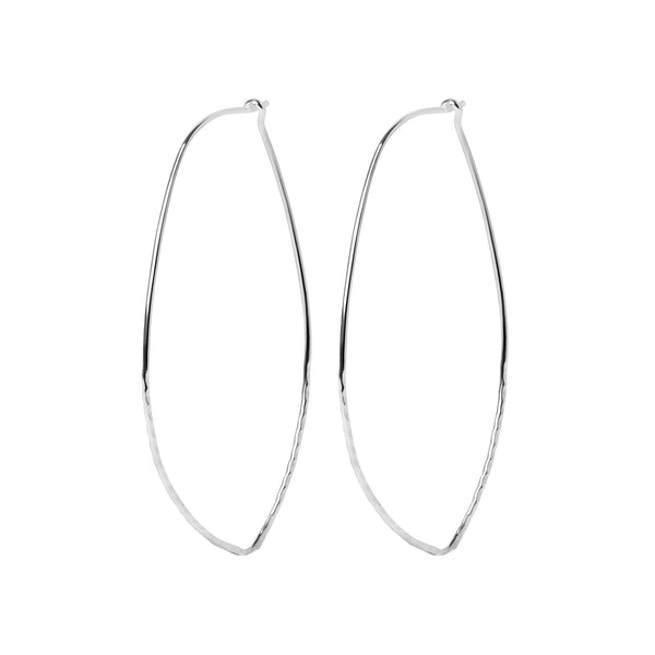 Indira Elongated Hoop Earrings - Lady of the Lake