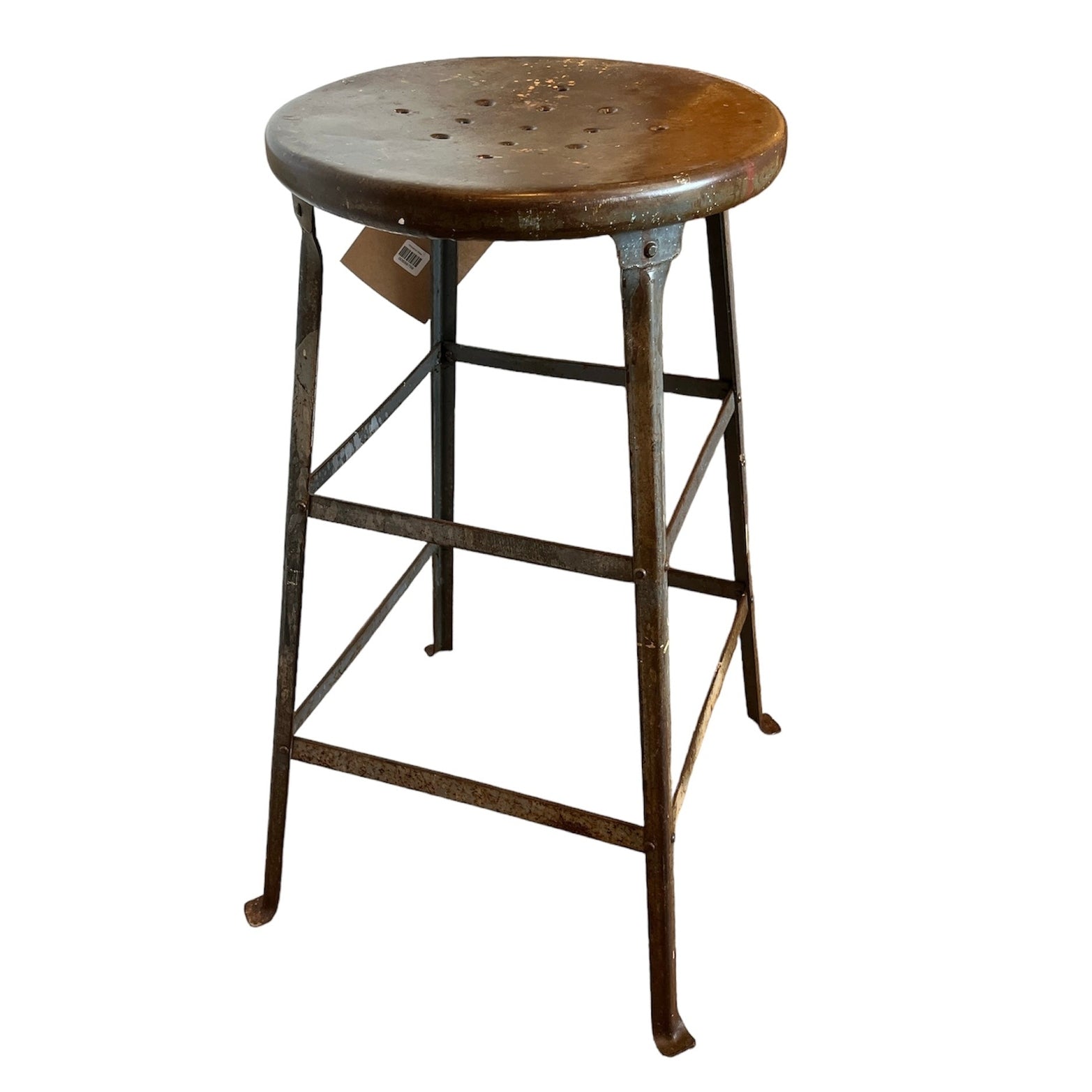 Industrial Steel Stool