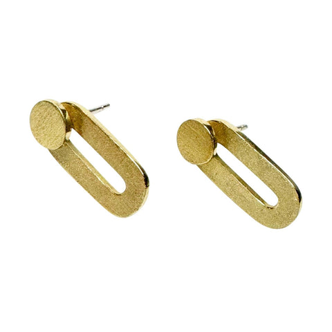 Ingrid Burnished Earrings - Lady of the Lake