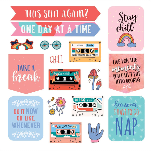 Inner F*cking Peace - Sticker Book - Lady of the Lake