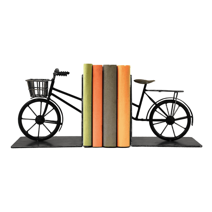 Iron Bicycle Bookends