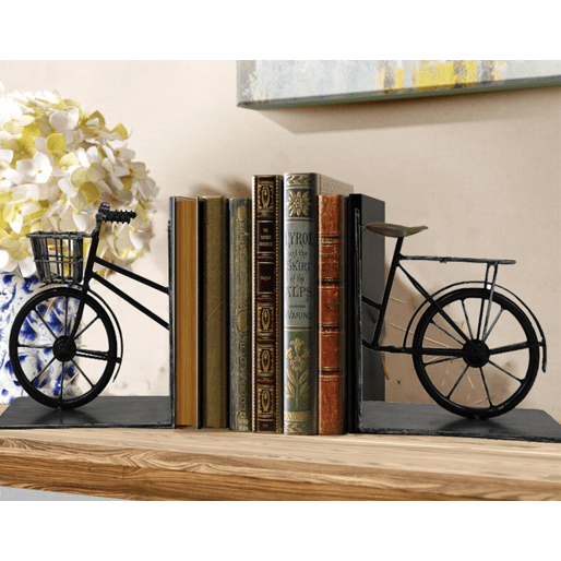 Iron Bicycle Bookends