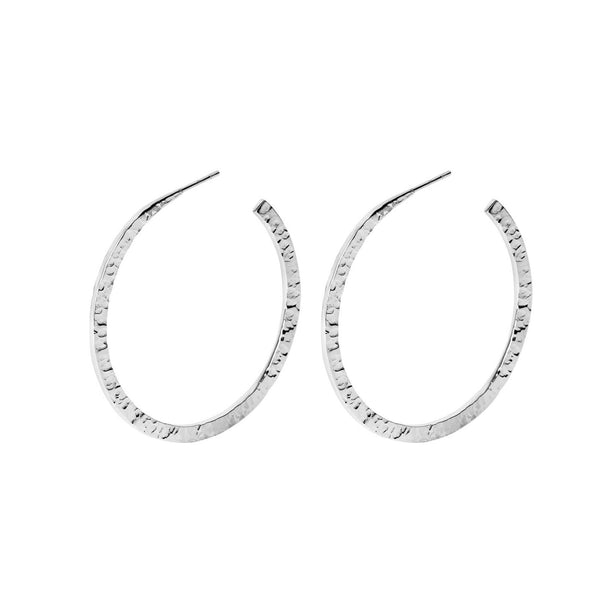 Isla Hammered Hoop Earrings - Lady of the Lake