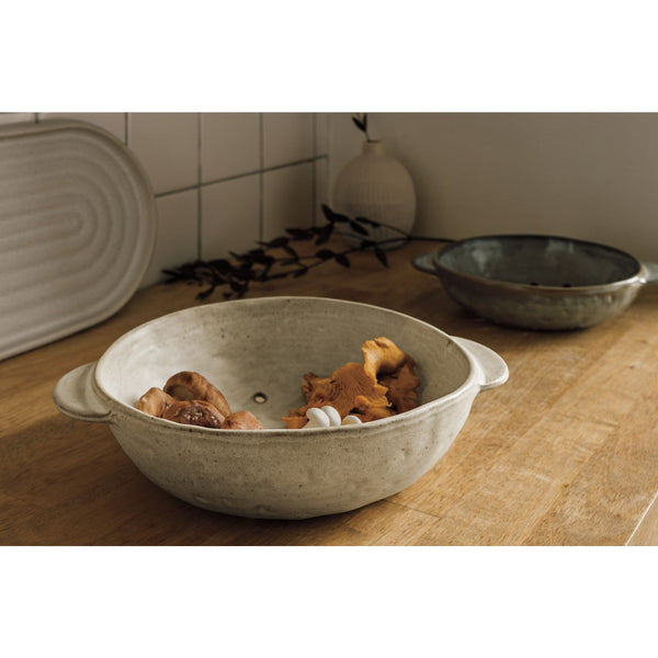 Ivory Stoneware Fruit Bowl - Lady of the Lake