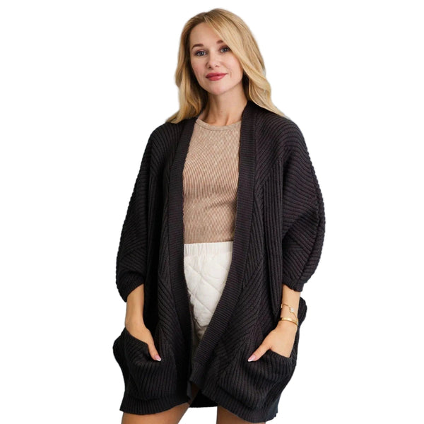 Ivy Ribbed Knit Cardigan - Lady of the Lake