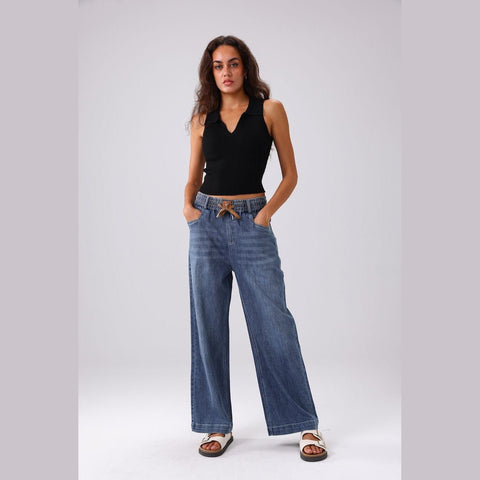 Joanna Wide Leg Jean - Lady of the Lake