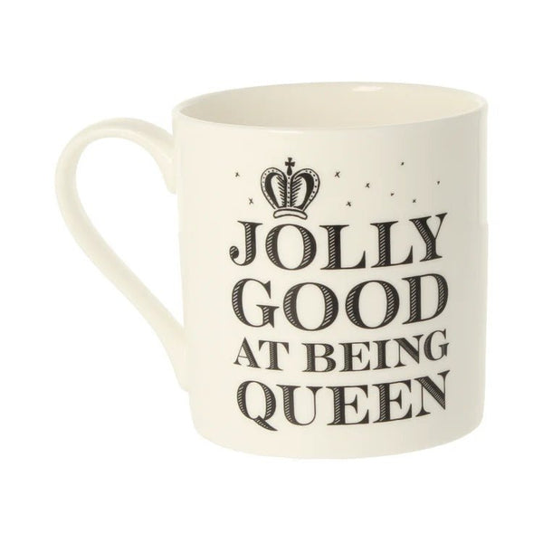 Jolly Good At Being Queen - Bone China Mug