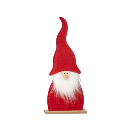 Jolly Red Felt Gnome