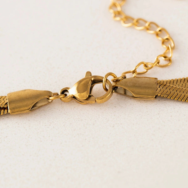 Josie Twist Herringbone Necklace - Lady of the Lake