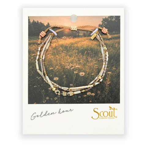 Joy | Dalmatian Jasper & Gold - Mixed Media Bracelet - Lady of the Lake