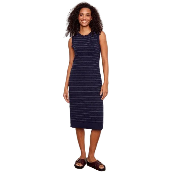 Juliana Striped Sleeveless Sweater Dress - Lady of the Lake
