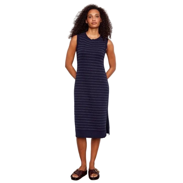Juliana Striped Sleeveless Sweater Dress - Lady of the Lake