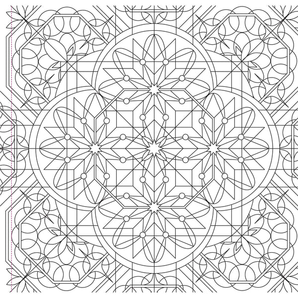 Kaleidoscope Artist's Colouring Book - Lady of the Lake