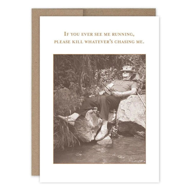 Kick Back - Greeting Card - Birthday