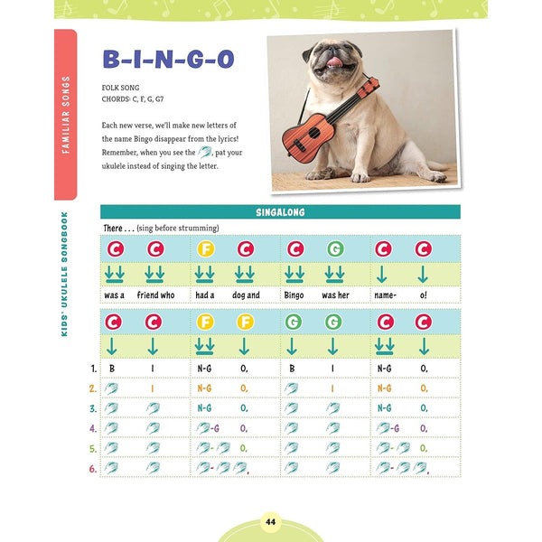 Kids' Ukulele Songbook - Paperback Book - Lady of the Lake