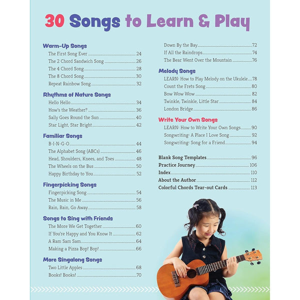 Kids' Ukulele Songbook - Paperback Book - Lady of the Lake