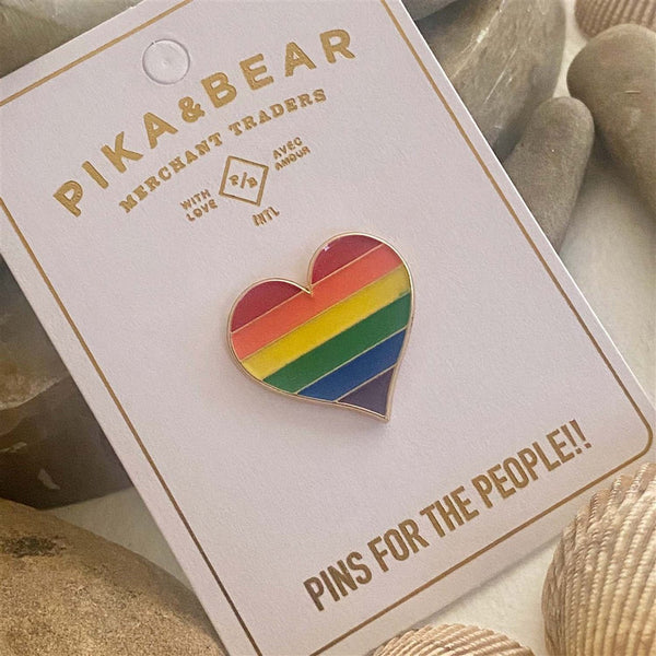 Kinsey Pride Heart Lapel Pin - Lady of the Lake