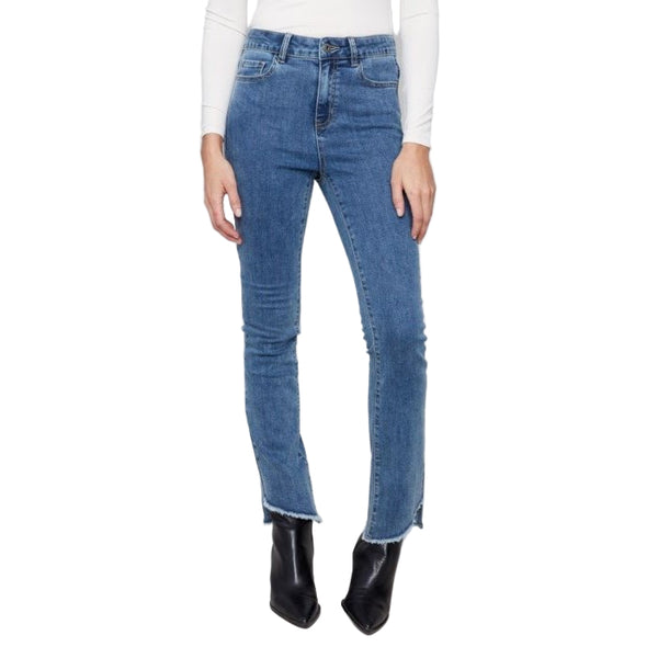 Kira Bootcut Jeans With Asymmetrical Hem - Lady of the Lake