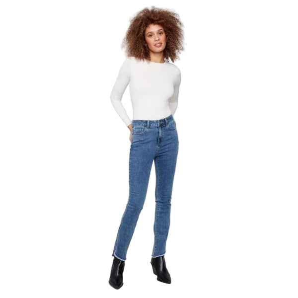 Kira Bootcut Jeans With Asymmetrical Hem - Lady of the Lake