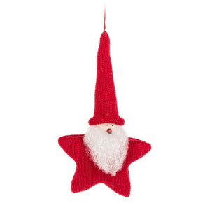 Knit Star Ornament