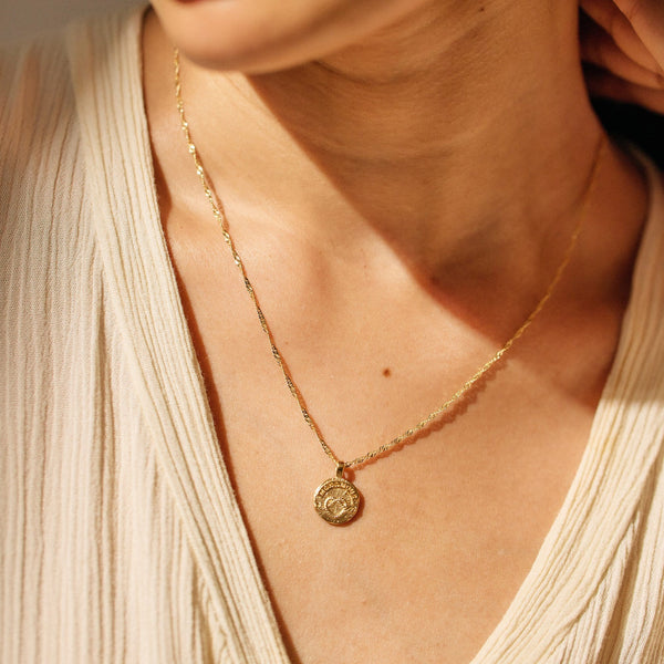 Knot Coin Necklace