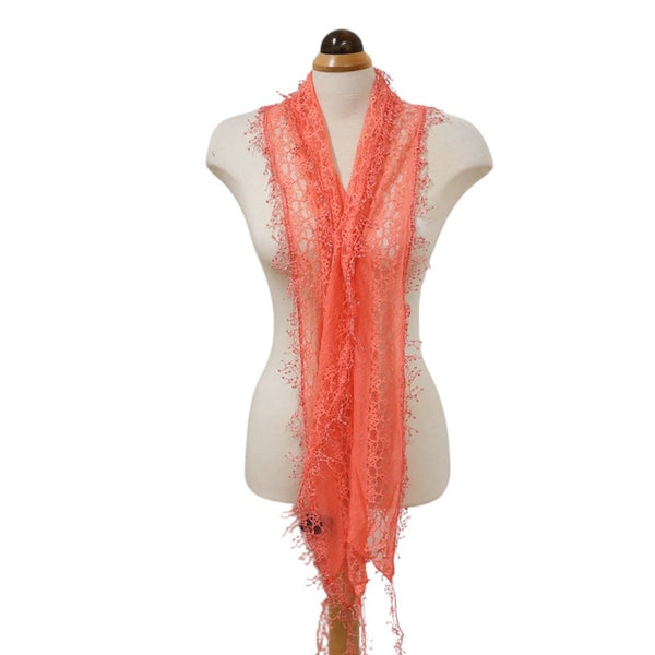 Lacy Scarf With Drops