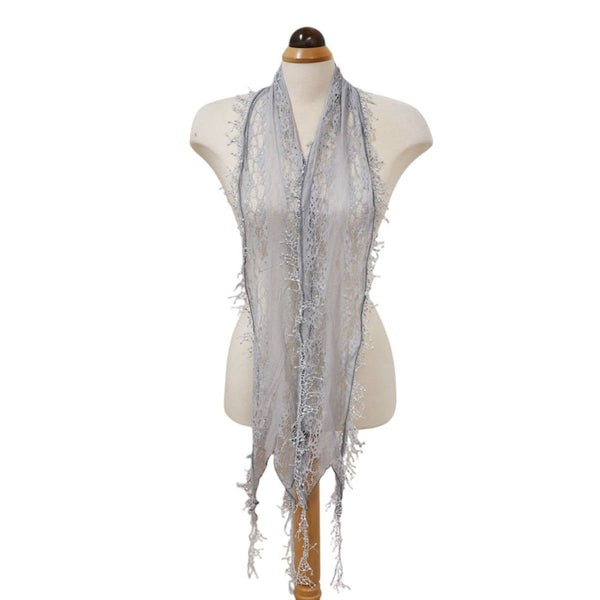 Lacy Scarf With Drops